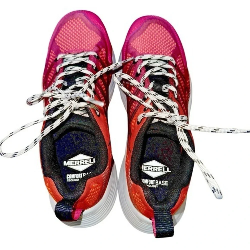 NEW Merrell Work Sneaker Women 7.5M Carbon Fiber Safety Toe Pink ASTM F2413-18EH